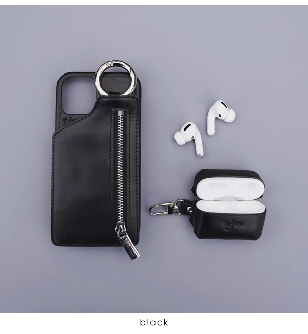 iPhone11Pro/X/XS対応】エジュー ajew cadenas leather zipphone case 