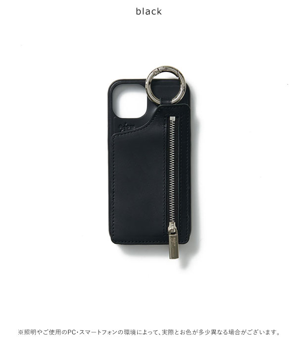 iPhone13シリーズ対応】エジュー ajew ajew cadenas leather zipphone 