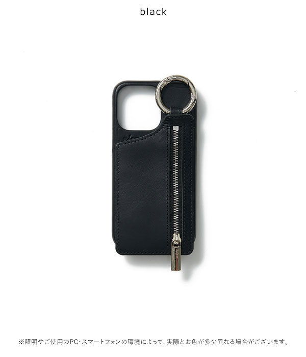 【iPhone13promax対応】エジュー ajew cadenas leather zipphone