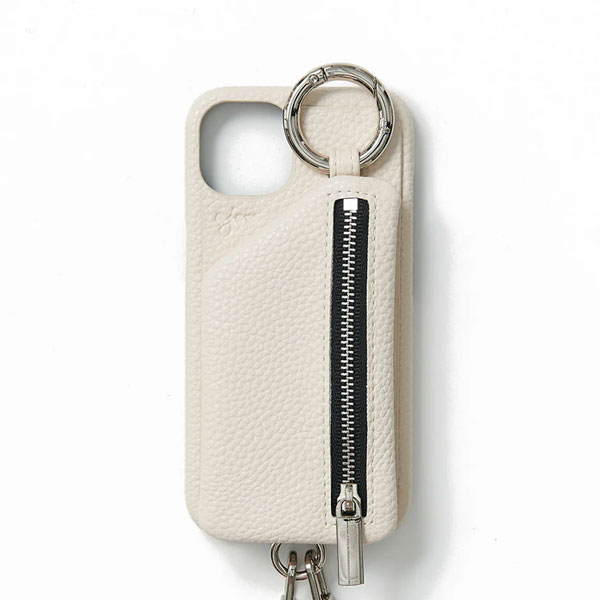 【iPhone13シリーズ対応】エジュー ajew cadenas zipphone case shoulder iPhone ケース カバー  iPhone13 iPhone13pro 13mini ac201900713 ギフト 父の日