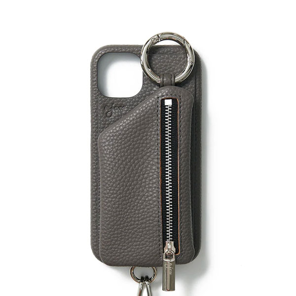 【iPhone15/15pro対応】 エジュー ajew cadenas zipphone case shoulder 一部8月上旬予約 iPhone15pro iPhone ケース ショルダー 紐｜doubleheart｜03