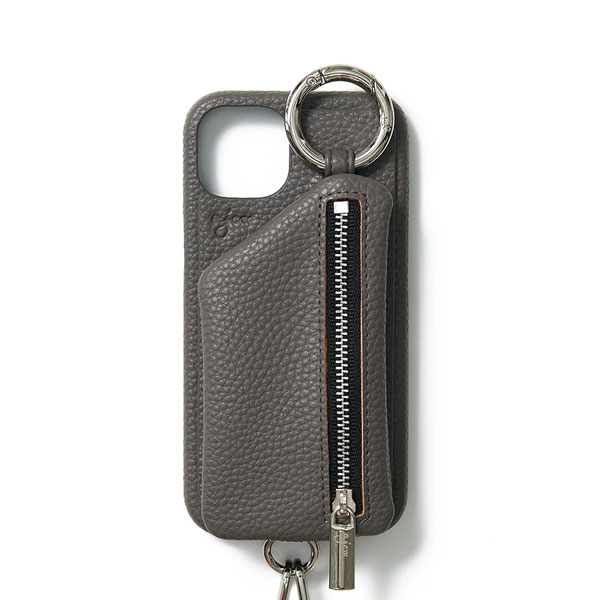 【iPhone14/14pro対応】 エジュー ajew cadenas zipphone case shoulder スマホケース ストラップ ひも付き ショルダー iPhone14 父の日｜doubleheart｜03