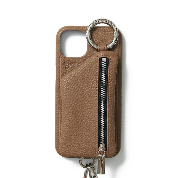 【iPhone14/14pro対応】 エジュー ajew cadenas zipphone case shoulder スマホケース ストラップ ひも付き ショルダー iPhone14 父の日｜doubleheart｜04