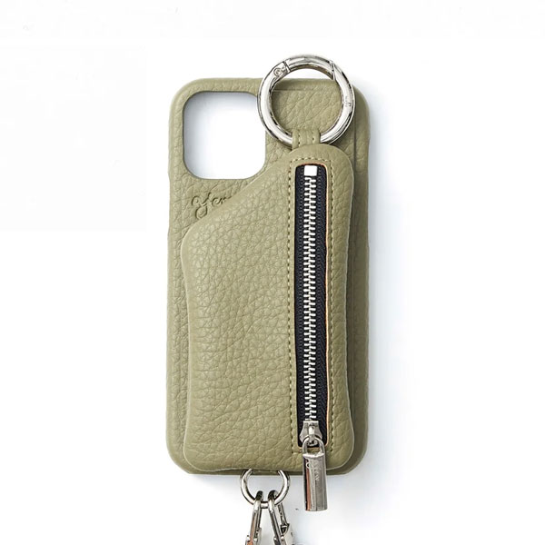 iPhone対応】エジュー ajew cadenas zipphone case shoulder 