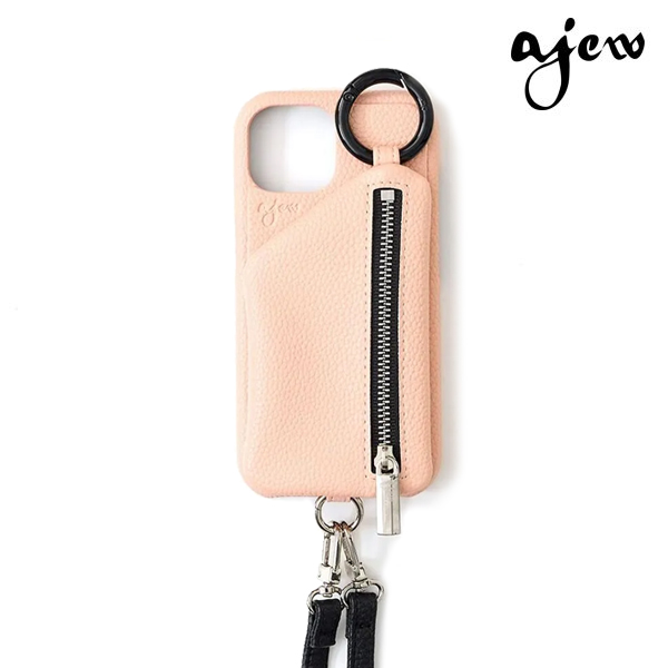 iPhoneアクセサリー NK ajew iPhone15ProMax対応 エジュー cadenas zipphone case