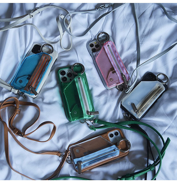 エジュー ajew 通販 cadenas PVC vertical zipphone case エジュー ajew 通販 cadenas PVC vertical zipphone case