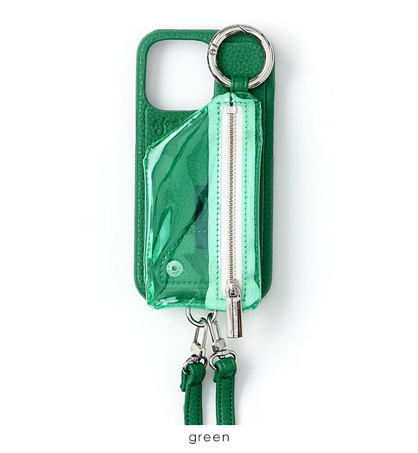 エジュー ajew 通販 ajew cadenas PVC vertical zipphone case 