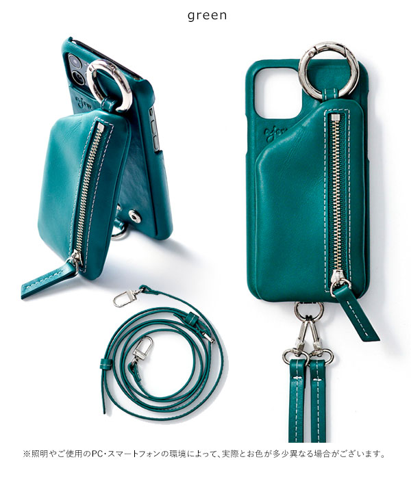 エジュー ajew 通販 cadenas zipphone case shoulder by High