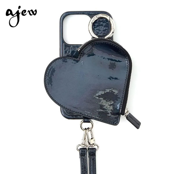 iPhoneアクセサリー ajew glow heart pocket case ajew（エジュー） iPhone対応 ajew glow heart pocket case iPhone16