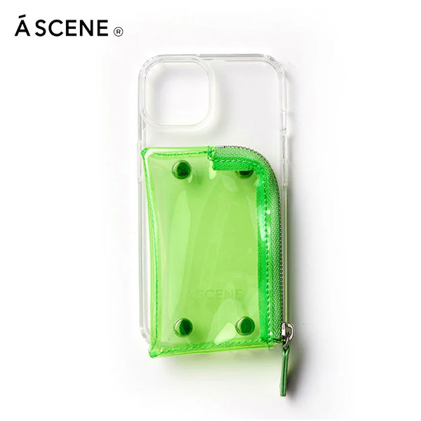 【iPhone対応】 エーシーン a scene B&C PVC clear case iPhone17 16 15 14pro クリア ケース 紐 ストラップ ギフト エジュー ajew as02-035の画像
