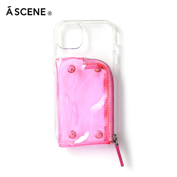 【iPhone対応】 エーシーン a scene B&C PVC clear case iPhone17 16 15 14pro クリア ケース 紐 ストラップ ギフト エジュー ajew as02-035の画像