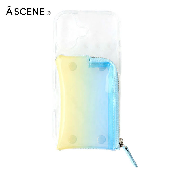 【iPhone対応】 エーシーン a scene B&C PVC clear case iPhone17 16 15 14pro クリア ケース 紐 ストラップ ギフト エジュー ajew as02-035の画像
