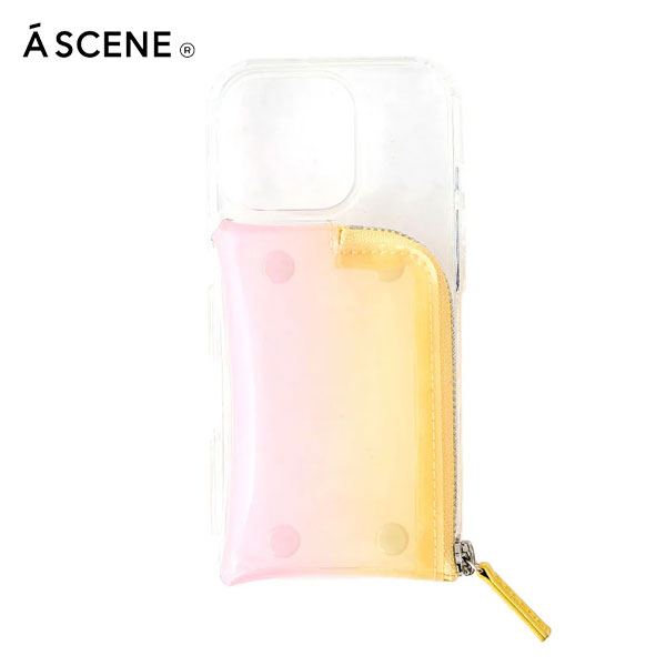 【iPhone対応】 エーシーン a scene B&C PVC clear case iPhone17 16 15 14pro クリア ケース 紐 ストラップ ギフト エジュー ajew as02-035の画像
