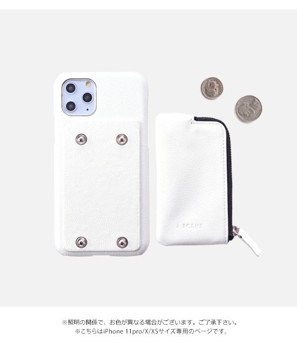 SALE 【iphone11pro/X/XS対応】エーシーン A SCENE 通販 B&C Aging leather case ケース ajew  エジュー ポケット iphone iphone11pro X XS
