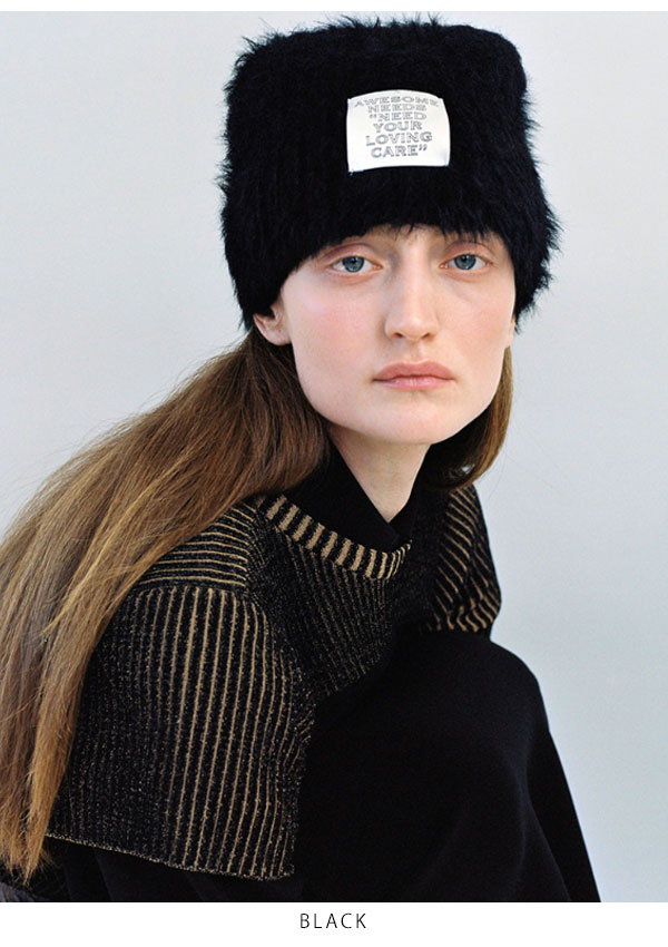 SALE AWESOME NEEDS オーサムニーズ BEAR KNIT HAT FUR レディース 帽子 ハット 小物 bkhat-fur