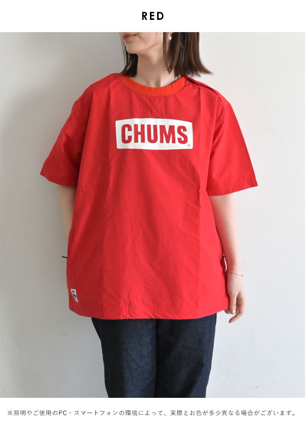 SALE CHUMS チャムス CHUMS Logo Fan T-Shirt ロゴファンティーシャツ レディース トップス 半袖 Tシャツ カットソー  コットン ファン CHUMS FAN WEAR