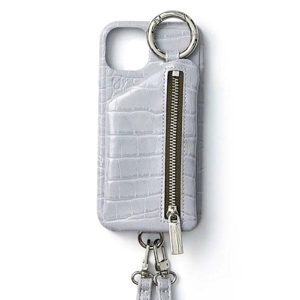 【iPhone対応】エジュー ajew cadenas croco zipphone case shoulder iPhone15 iPhone14 ac2022001｜doubleheart｜08