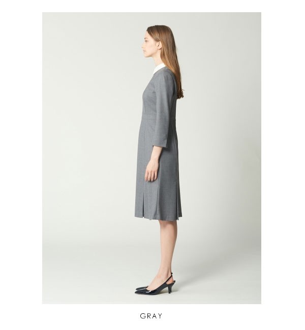 セルフォード Celford 襟付きワンピース レディース ワンピース ミディアム きれいめ 膝丈 大人 上品 長袖 パーティー お呼ばれ 結婚式 卒業式 卒園式 Cwfo バッグ ワンピースのダブルハート 通販 Yahoo ショッピング