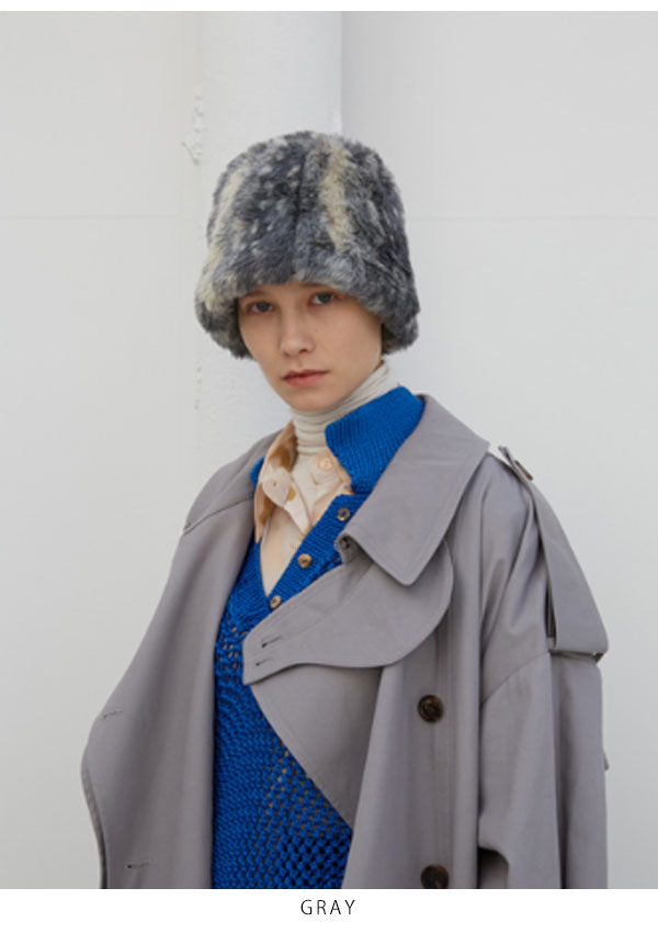 SALE AWESOME NEEDS オーサムニーズ FUR LAMPSHADE HAT レディース 