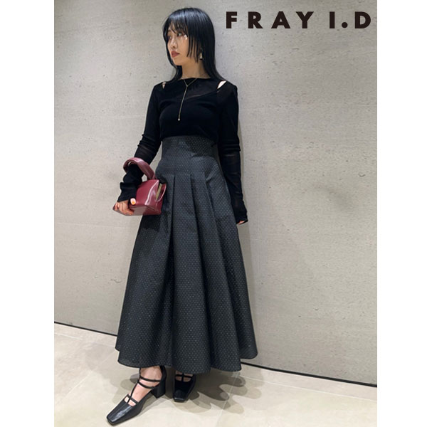 SALE フレイアイディー FRAY I.D ボトムス 23秋冬 ラメドット