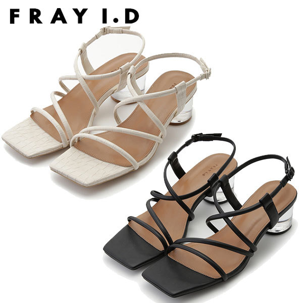 信頼 FRAY ストラップ サンダル ホワイト 38 新品 フレイアイディー - I.D サンダル - www.grublab.io