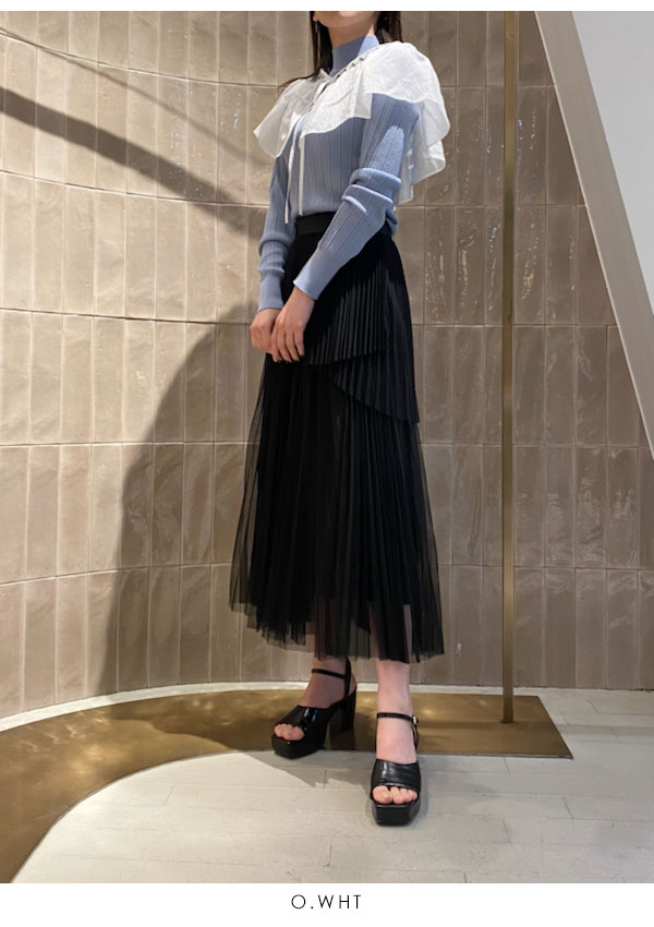 SALE リリーブラウン LILY BROWN Smockingアタッチドカラー レディース ...