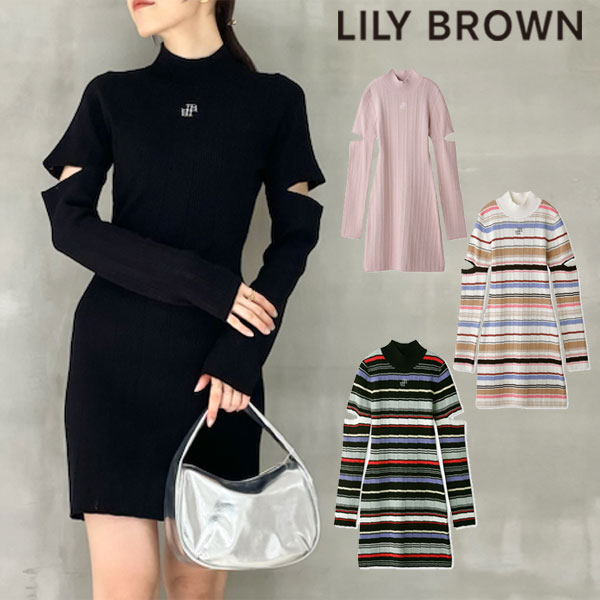 SALE リリーブラウン LILY BROWN ワンピース 24spring アームスリット