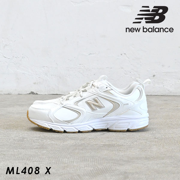 ニューバランス NEW BALANCE ML408 X レディース スニーカー シューズ 靴 インソール ロゴ 運動 ml408x