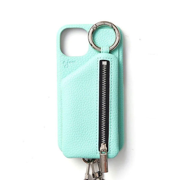 iPhone13promax対応】 エジュー ajew cadenas zipphone case shoulder 