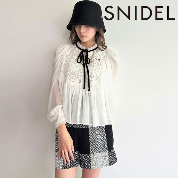 【期間限定10%OFF】 スナイデル SNIDEL 23秋冬 エンブロイダリー