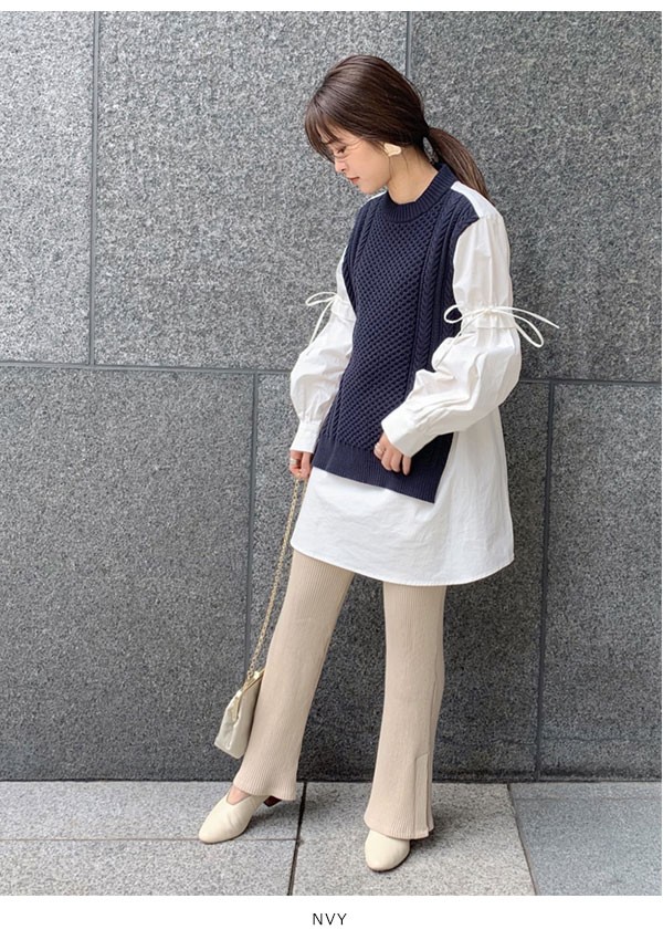 Sale スナイデル Snidel ニットベストドッキングワンピース レディース ワンピース ミニ丈 ミニワンピース シャツワンピ 長袖 トップス ニット ニットベスト Swfo1969 バッグ ワンピースのダブルハート 通販 Yahoo ショッピング