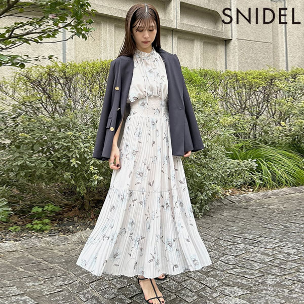SNIDEL スナイデル ワンピース 25春夏 Sustainable20周年プリント 