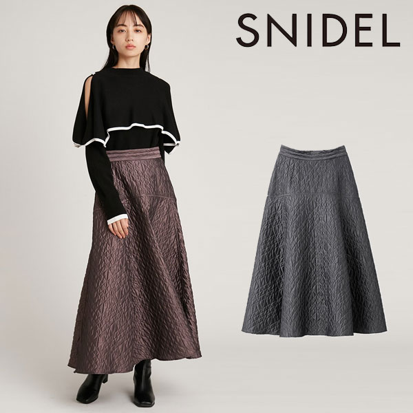 SALE スナイデル SNIDEL 22aw2nd キルティングジャガード