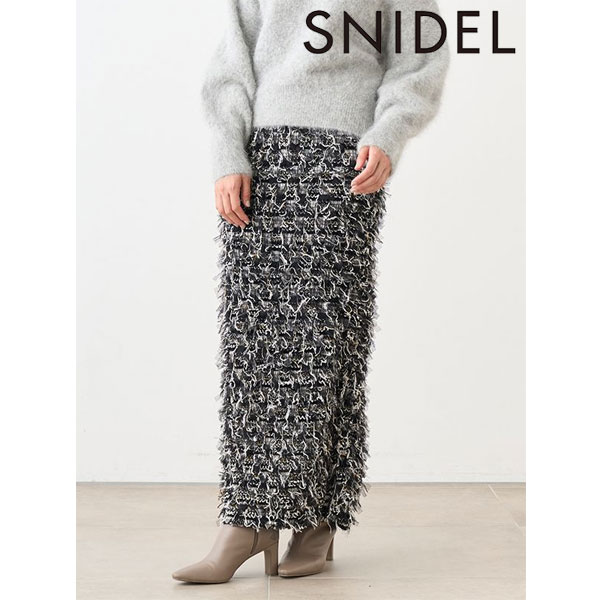 SALE スナイデル SNIDEL ボトムス 23秋冬 シャーリングチュール 