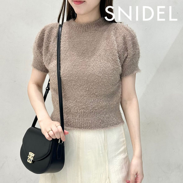 SALE スナイデル SNIDEL 23秋冬 ファーライクニットプルオーバー 