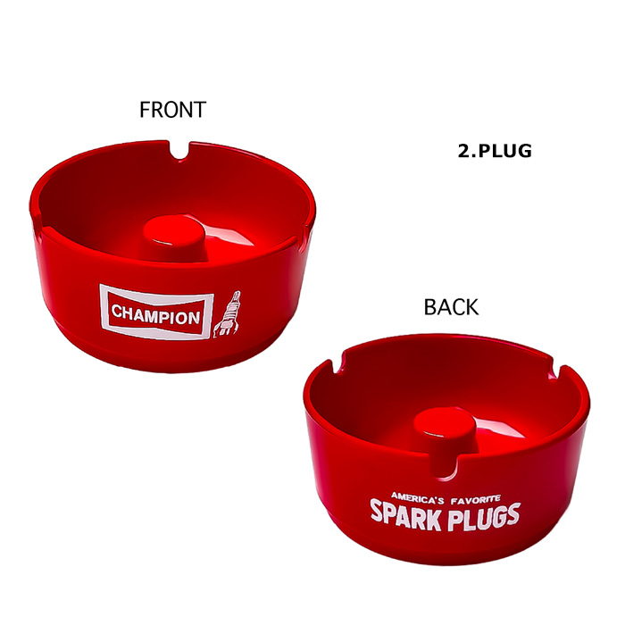 灰皿 卓上灰皿 メラミン 割れにくい ロゴ アメリカン 雑貨 かっこいい スタッキング アッシュトレイ たばこ インテリア 小物入れ アメリカン雑貨 ダブルスリー | ブランド登録なし | 02