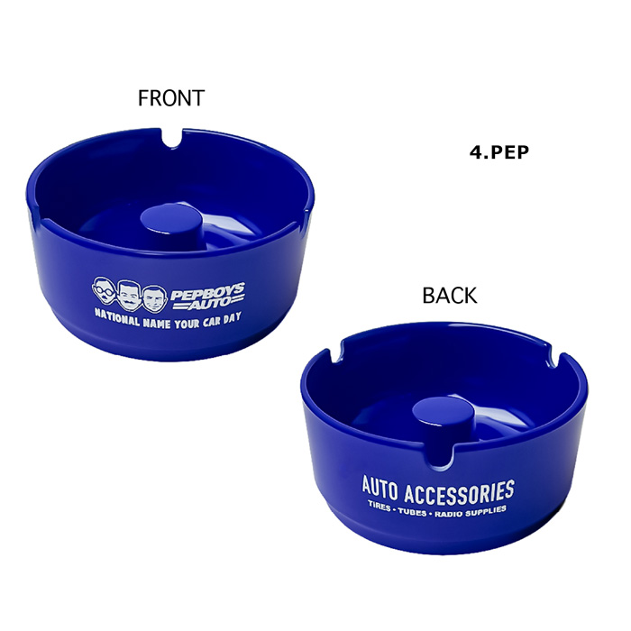 灰皿 卓上灰皿 メラミン 割れにくい ロゴ アメリカン 雑貨 かっこいい スタッキング アッシュトレイ たばこ インテリア 小物入れ アメリカン雑貨 ダブルスリー | ブランド登録なし | 04