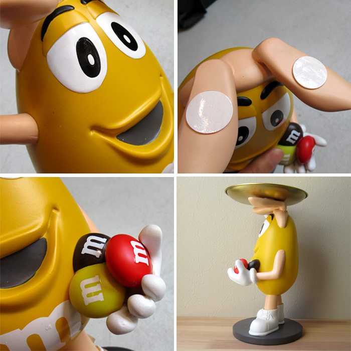 M&M's キャンディトレイ フィギュア 4色セット 小物置き インテリア