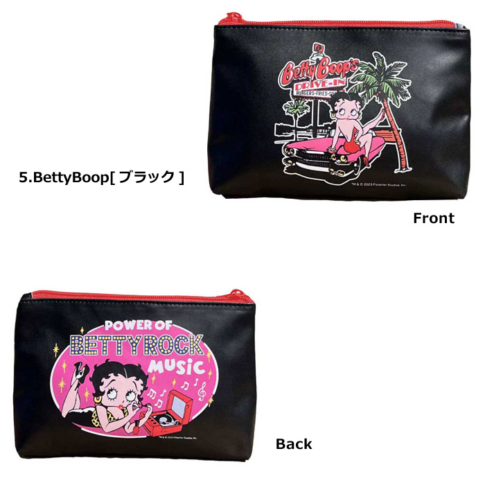 フラットポーチ♡レディ＆ポメちゃん 381]風船とぶら下がりポメちゃん☆ミニフラットポーチ・18cm