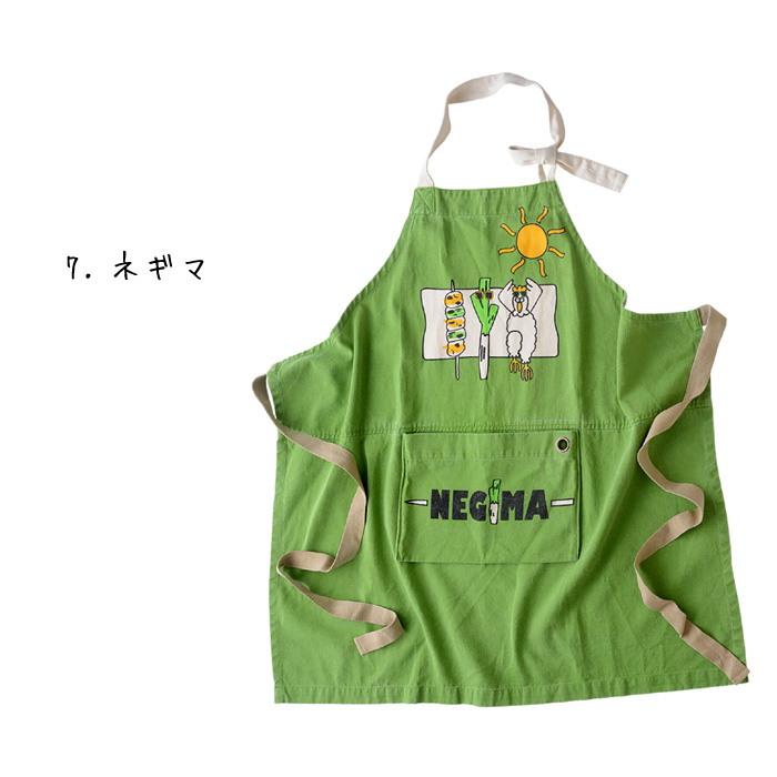 AND PACKABLE エプロン 保育士 ガーデニング 調理実習 ポケット