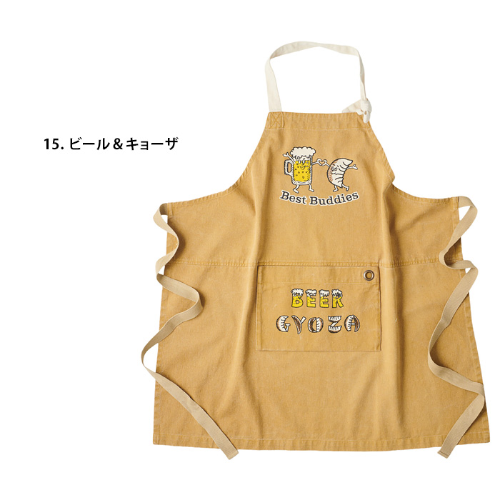 AND PACKABLE エプロン 保育士 ガーデニング 調理実習 ポケット付き かわいい ポテト ビール アウトドア キッチン雑貨 アメリカン雑貨 ダブルスリー | AND PACKABLE | 15