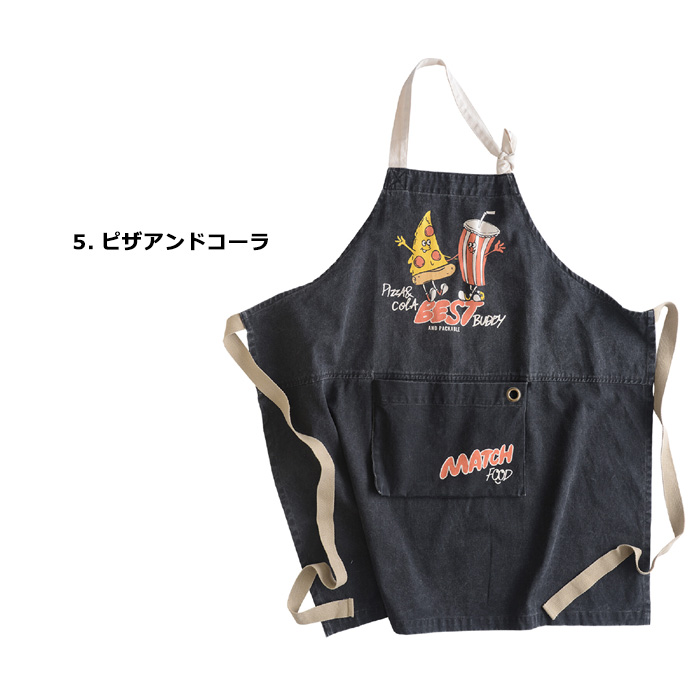 AND PACKABLE エプロン 保育士 ガーデニング 調理実習 ポケット付き かわいい ポテト ビール アウトドア キッチン雑貨 アメリカン雑貨 ダブルスリー | AND PACKABLE | 05