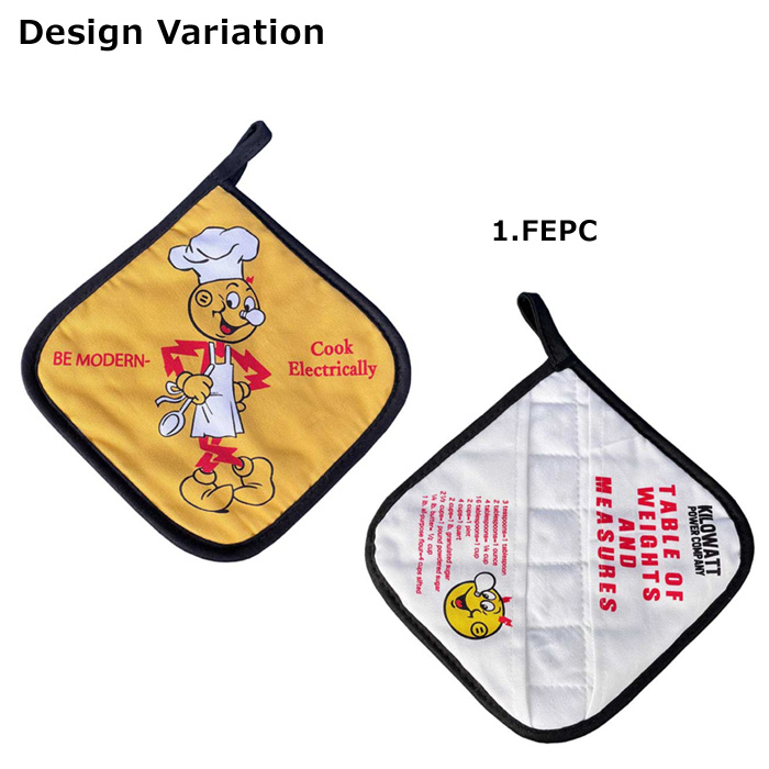 鍋つかみ ミトン 鍋しき おしゃれ ひも付き ポットパッド レディキロ レーズン CRISP かわいい 2Way キッチン雑貨 プレゼント アメリカン雑貨 ダブルスリー | ブランド登録なし | 01