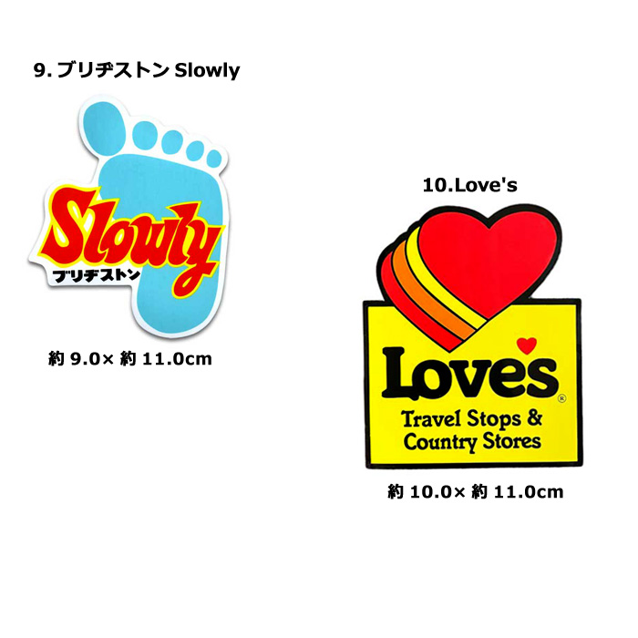 ステッカー シール デコ AMOCO Coleman ブリヂストン かっこいい