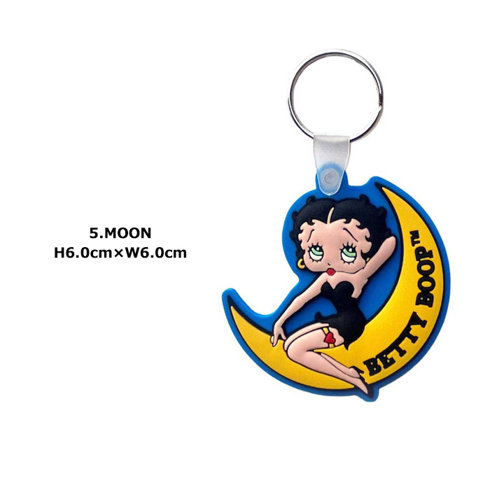 ラバーキーホルダー ベティちゃん キャラクター キーリング アメリカン雑貨 プレゼント ダブルスリー | ブランド登録なし | 05