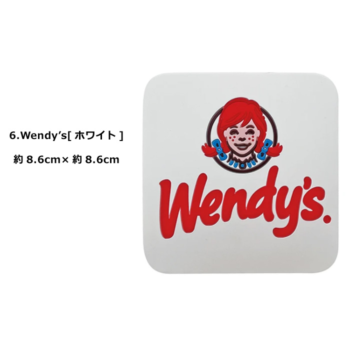コースター おしゃれ ラバー 7UP PEPSI SPAM wendy's 丸い スクエア キッチン雑貨 アメリカン雑貨 インテリア プレゼント ダブルスリー | ブランド登録なし | 06