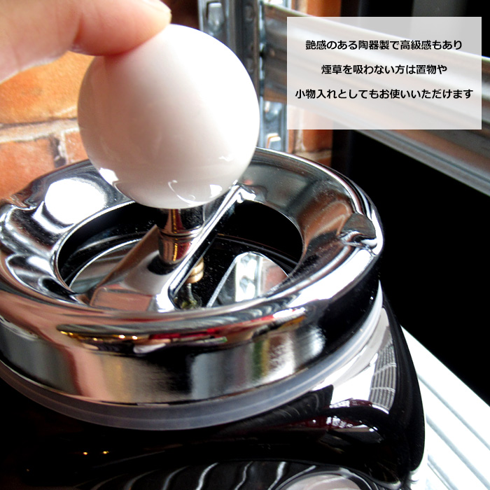 灰皿 ダイス サイコロ フタ付 陶器 卓上灰皿 フタ付灰皿 日本製 喫煙具