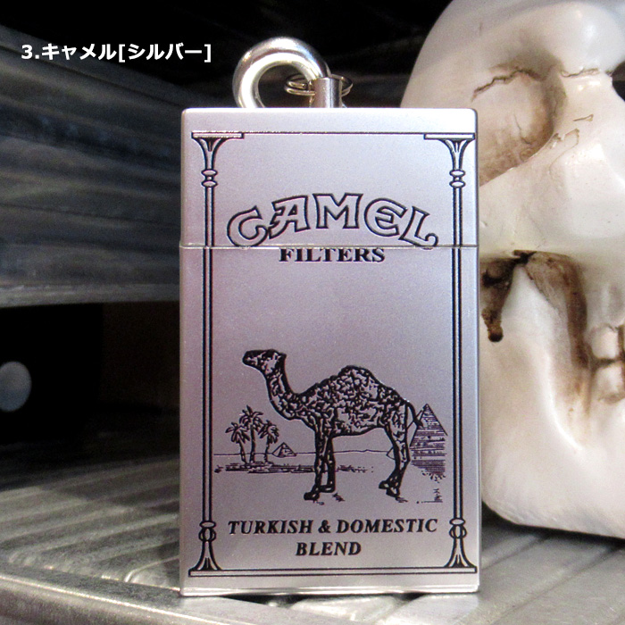 携帯灰皿 アッシュトレイ キーホルダー ジャックダニエル マルボロ キャメル 持ち運び 金属製 ポータブル ダブルスリー | ブランド登録なし | 03