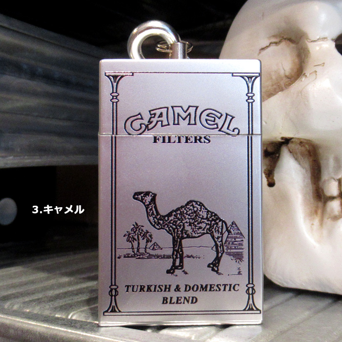 携帯灰皿 アッシュトレイ キーホルダー ジャックダニエル マルボロ キャメル 持ち運び 金属製 ポータブル ダブルスリー | ブランド登録なし | 03