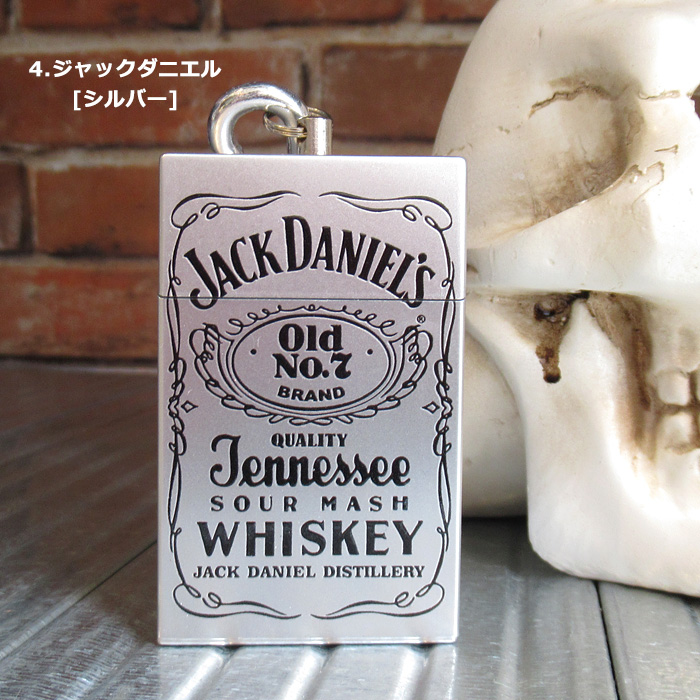 携帯灰皿 アッシュトレイ キーホルダー ジャックダニエル マルボロ キャメル 持ち運び 金属製 ポータブル ダブルスリー | ブランド登録なし | 04
